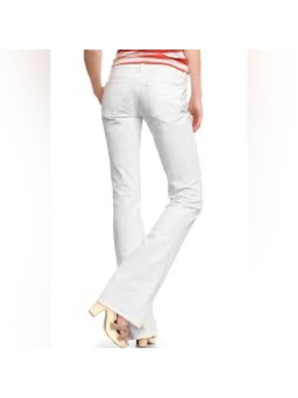 GAP 1969 Sexy Boot White Low Rise Jeans - Picture 2 of 10